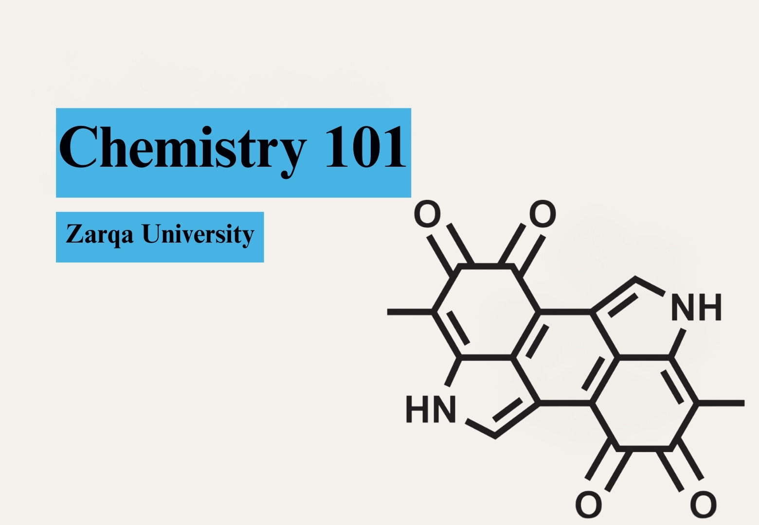 Chemistry 101